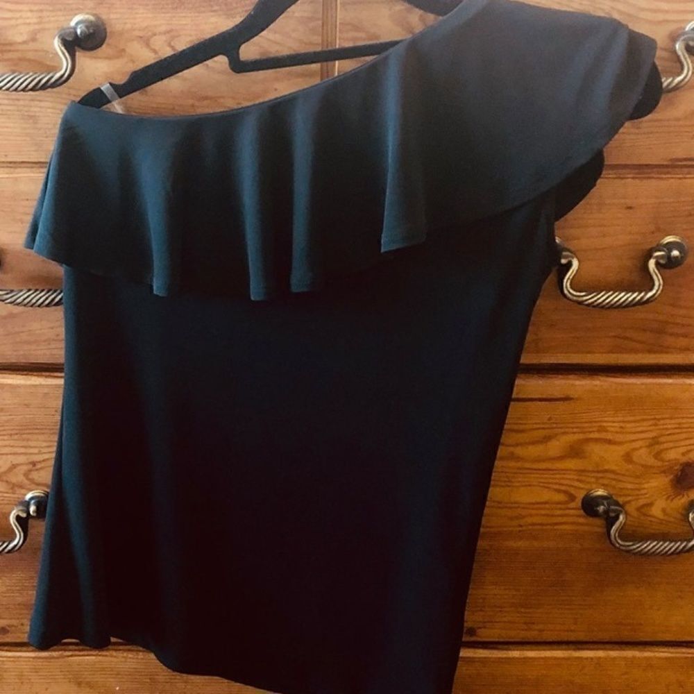 INC International Concepts Black One Shoulder